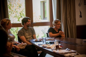 Fellows Clara Roquet, Gonçalo Waddington and Laura Bispuri_p ©Nikos Pastras